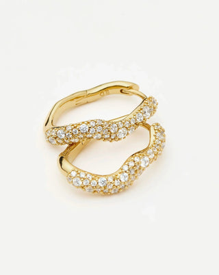 MISSOMA - Molten Snow Small Hoop Earrings