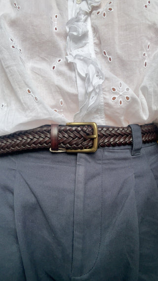 DRAGON DIFFUSION - Belt Polo Tip Big - Dark Brown