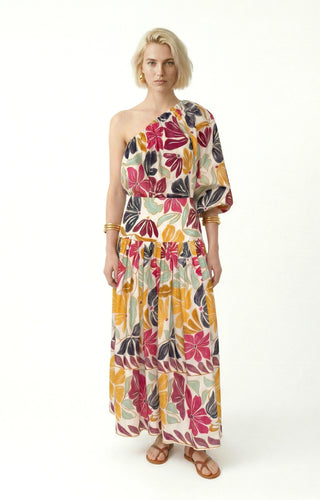 VANESSA BRUNO - Elysee Skirt - Creme Multicolor
