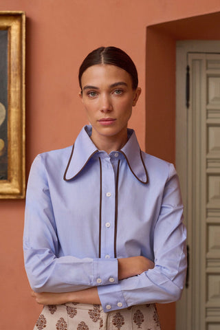 MARIA DE LA ORDEN - Ala Shirt - Sky Blue