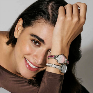 Nomination - PARIS watch with steel strap and RECTANGULAR HANDS SILVER