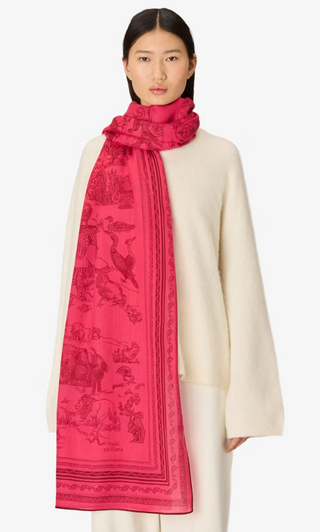 INOUI - Scarf Reverie 130 - Fuchsia