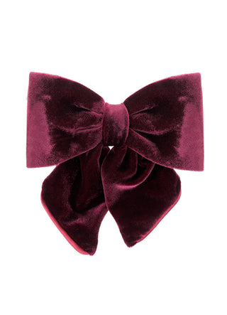 BON DEP - Luxury Bow Silk Velvet