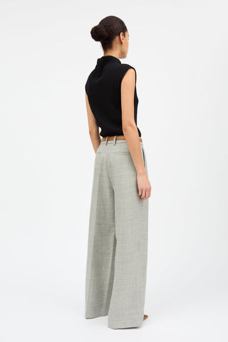 SKALL - Thom Trousers - Light Grey Melange
