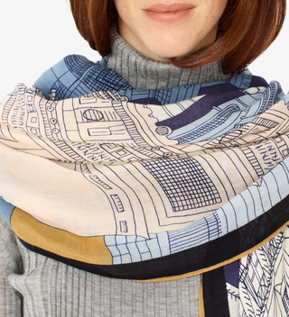 INOUI - Scarf Paris 100 - Navy