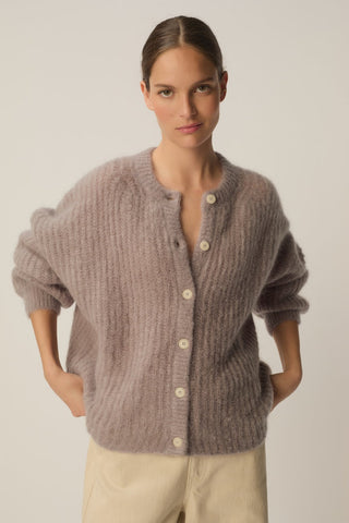DES PETITS HAUTS - Alma Cardigan - Cloudy