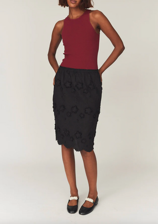 The Garment - Fleur Slip Skirt - Black