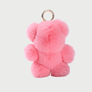 STICKY BESTIE - Fluffy Bear Charm - Pink
