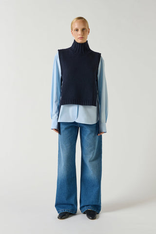 SOEUR - PRE-ORDER Or Vest - Navy