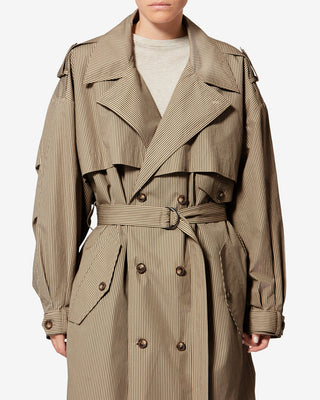 ISABEL MARANT ÈTOILE - Chilma Coat - Beige/Khaki