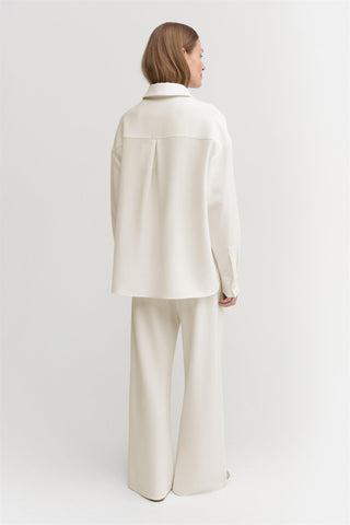 ALMADA LABEL - Finn Crepe Shirt - Cream