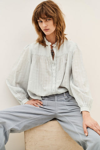 BA&SH - Melody Shirt - Ciel