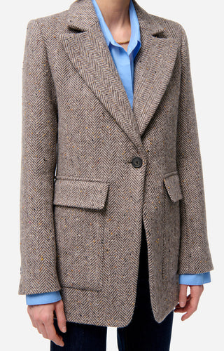 VANESSA BRUNO - Floea Jacket - Marron Chine