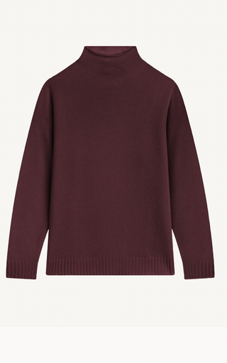 BOMPARD - Loose High-Neck Sweater - Grenat
