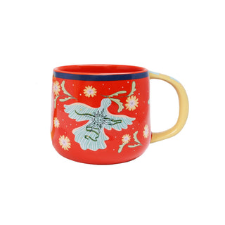 All The Luck in the World - Mug Red with Bird