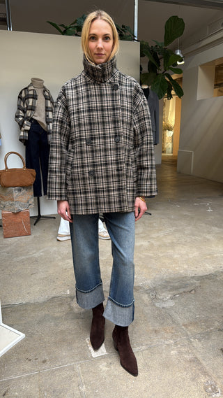 VANESSA BRUNO - Ferman Coat - Ecru Gris