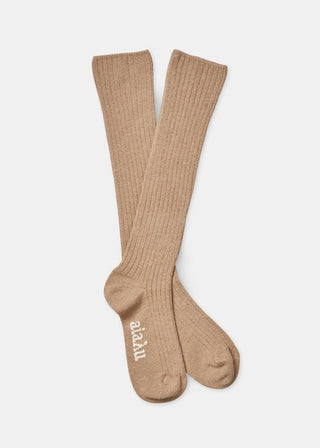 AIAYU - Cashmere Knee Socks - Baguette