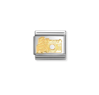 Nomination - Link TECH 18k gold CAMERA WITH HAND