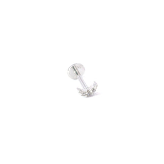 Rose Marie Paris - Piercing Lune Zirconia - Silver