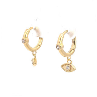 Rose Marie Paris - Hoop Zirconia Eye - Gold