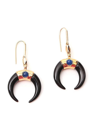 ISABEL MARANT JEWELRY - Earring Horn - Navy/Dore