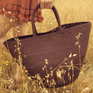 ULLA JOHNSON - Marta Large Basket Tote - Chocolate