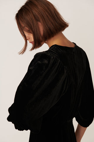 DES PETITS HAUTS - Landria Dress - Noir