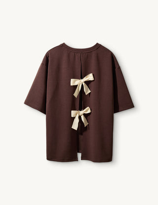 The Garment - TG Bow Tee - Espresso