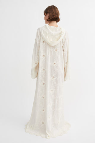 SKALL - Camellia Hood Dress - Light Cream