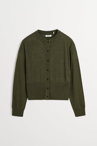 SKALL - Amara Cardigan - Green Mélange