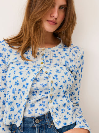 Rouje - Isha Cardigan - Bleu