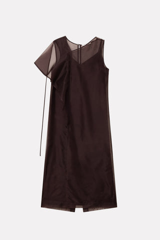 MKDT STUDIO - Dashiko Silk Organza - Fig