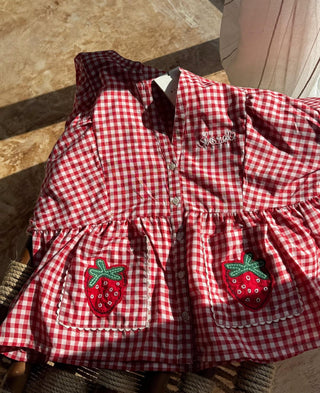 SISSEL EDELBO - Bobbie Top - Red Checks