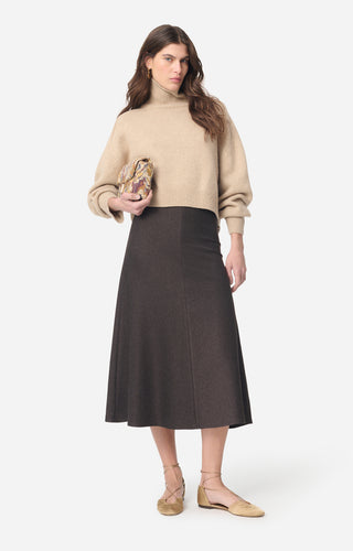 VANESSA BRUNO - Boushra Skirt - brown
