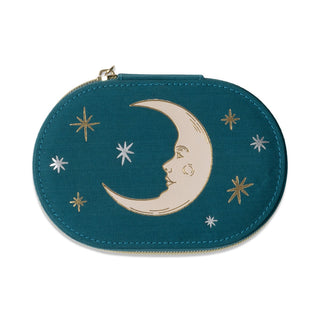 DesignWorks Ink - Oval Jewellery Case - Teal Moon