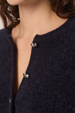 DES PETITS HAUTS - Cumin Cardigan - Marine