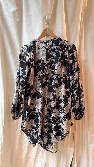 Feeka - Purdey Dress - Blockprint Noir
