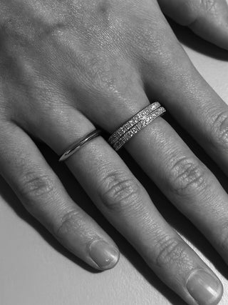 Pico Copenhagen - Brielle Crystal Ring - Clear