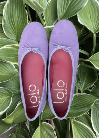 Lolo Ballerina - Volcano Suede - Spring Crocus