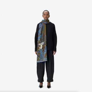 INOUI - Scarf Reve 100 - Duck Blue