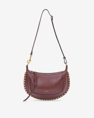 ISABEL MARANT ÈTOILE - Oskan Moon Shoulder Bag - Burgundy