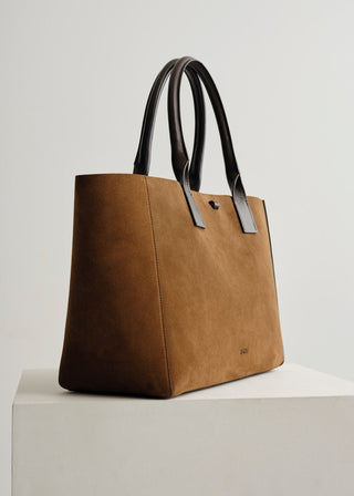 Koné - Filippo Work Mix Bag - Brandy/Dark Brown Suede