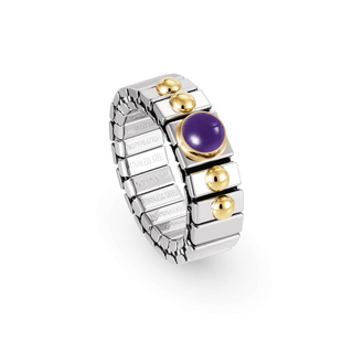 Nomination - Extension Stretch RING steel 18k gold