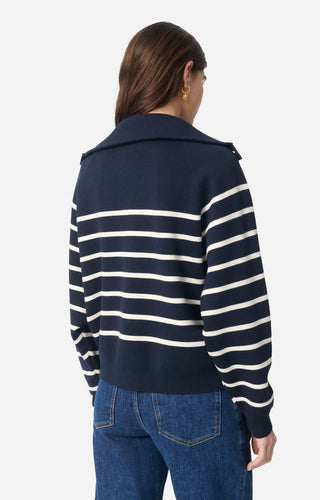 VANESSA BRUNO - Gibson Sweater - Marine/Ecru