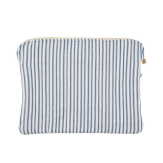 BON DEP - Mac Cover - Ticking Stripe Blue