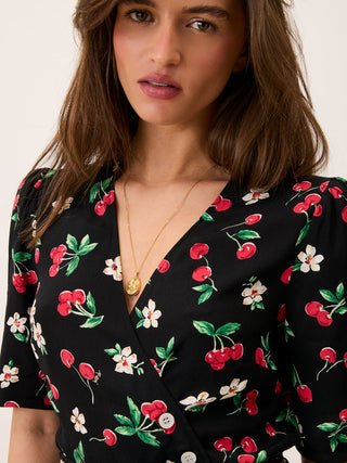 Rouje - Gabinette Dress - Cherry Baby Noir