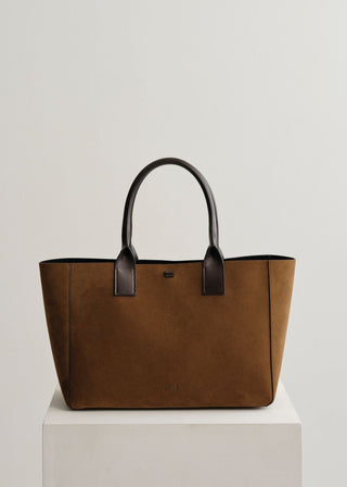 Koné - Filippo Work Mix Bag - Brandy/Dark Brown Suede