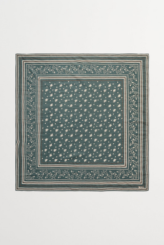 SKALL - PRE-ORDER Skall Classic Scarf 55x55 - Dark Green/Brown