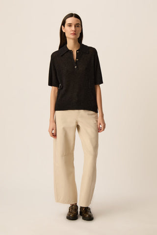 DES PETITS HAUTS - Cowboy Sweater - Noir