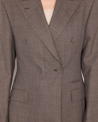 Officine Générale - Leor Blazer - Coffee/Cream
